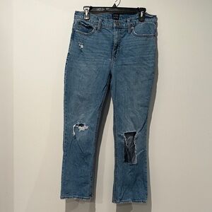 J. Crew Women's Straight Leg Blue Jeans